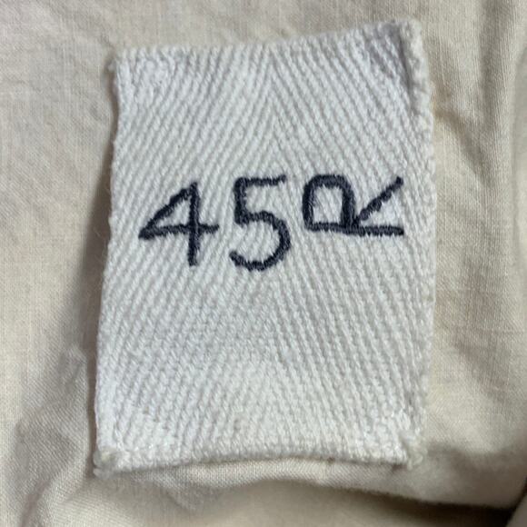 45rpm Size 34 Grey Melange Cotton Blend Straight Casual Pants - Picture 4 of 6